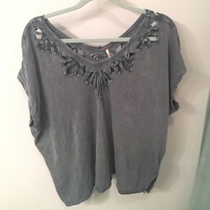 Cutout Tshirt free people never worn